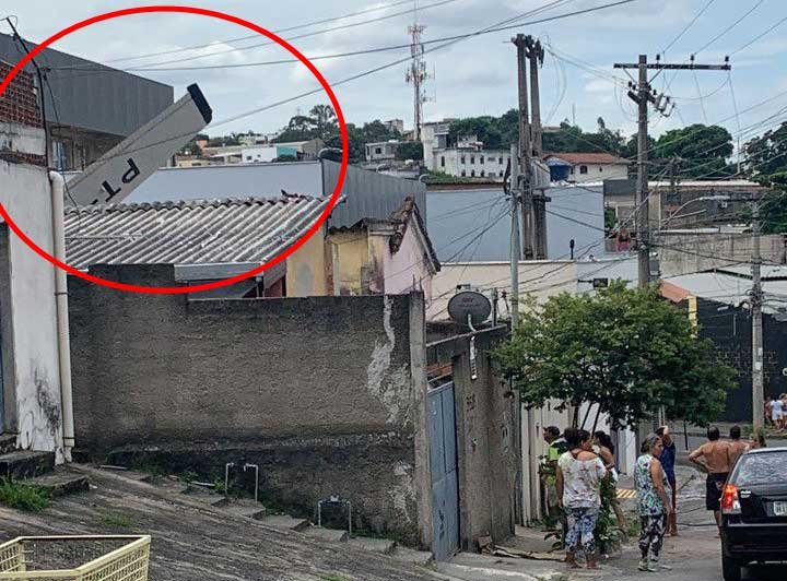 Veja vídeo do momento em que aeronave cai em Sabará