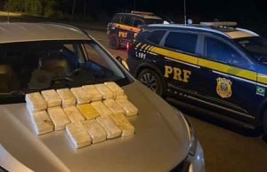 PRF apreende 25 kg de Cocaína durante fiscalização na BR 381
