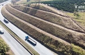 Arteris Fernão Dias realiza manutenção no sistema de drenagem em Três Corações/MG