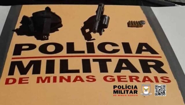 Homem-é-preso-por-porte-ilegal-de-arma-de-fogo-na-MG-129-em-Itabira