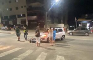 Acidente envolvendo gestante e motociclista idoso mobiliza resgate do SEVOR em João Monlevade