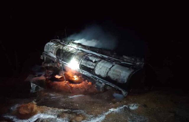 acidente-br-365-carreta-gasolina-incendio-vítima-fatal