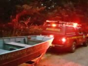 Bombeiros retomam buscas por homem desaparecido em açude de São Gonçalo do Rio Abaixo Foto: Reprodução