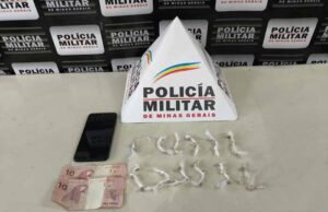 PM prende jovem de 22 anos com 34 pedras de crack no bairro Novo Cruzeiro, em João Monlevade