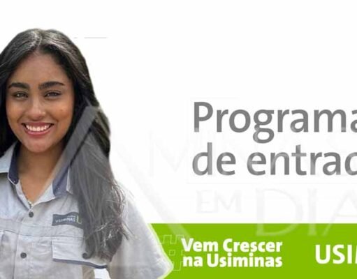 Usiminas abre vagas para estágio, trainee e jovem aprendiz em Minas