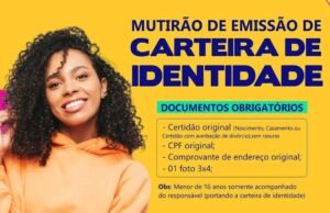 Vídeo; São Gonçalo do Rio Abaixo realiza mutirão para emissão gratuita da carteira de identidade, saiba mais!