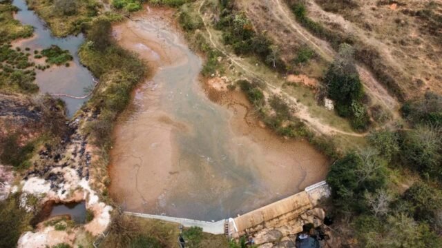ETA Pureza, responsável por abastecer 45 bairros de Itabira, está com vazão reduzida em 44% - Foto: Ascom Saae Itabira/MG