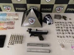 João Monlevade; Tentativa de assalto na Estrada do Forninho termina com perseguição em trem e suspeito baleado