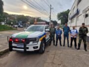 Vídeo; João Monlevade recebe dois fuzis Arad 7 para reforço do policiamento da 17ª Cia PM Ind