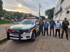 Vídeo; João Monlevade recebe dois fuzis Arad 7 para reforço do policiamento da 17ª Cia PM Ind