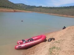 Corpo de homem que pulou da moto aquática com o filho é encontrado na Represa de Marrequinhos