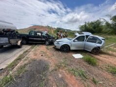 Tragédia na BR-418: colisão deixa três mortos, incluindo duas crianças, em Carlos Chagas