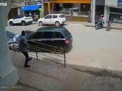 Vídeo; Acidente em Alvinópolis termina com motorista preso por embriaguez e direção sem habilitação