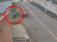 Nova Era/MG; Bombeiros são acionados após enxame de abelhas atacar populares, veja vídeo