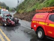Vídeo; Acidente grave na BR-381 deixa um morto e três feridos entre Antônio Dias e Nova Era
