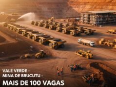 Construtora abre cerca de 100 vagas de emprego para atuação na Mina de Brucutu