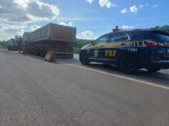 Perigo na BR-381: PRF flagra caminhões com freios defeituosos e 11 toneladas de excesso de carga