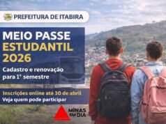 Prefeitura de Itabira abre cadastro e renovação do Meio Passe Estudantil para 2026