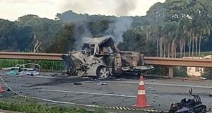 Vídeo; Acidente na BR-381 deixa quatro mortos e um ferido grave