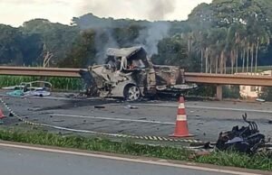 Vídeo; Acidente na BR-381 deixa quatro mortos e um ferido grave