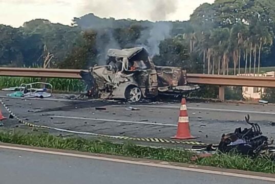 Vídeo; Acidente na BR-381 deixa quatro mortos e um ferido grave