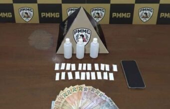 Homem é preso por tráfico de drogas durante Carnaval em Alvinópolis