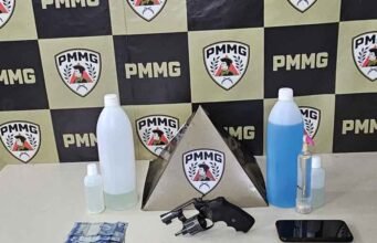 Polícia Militar prende homem com arma e coquetel de drogas em bar de João Monlevade