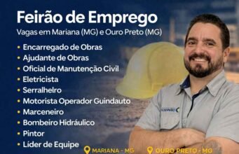 Construtora Dinâmica busca profissionais em Mariana e Ouro Preto; confira os requisitos