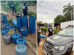 PCMG recupera carga de botijões saqueada durante enchentes em Ubá