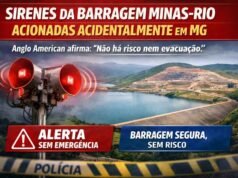 Anglo American confirma disparo acidental de sirenes em Conceição do Mato Dentro