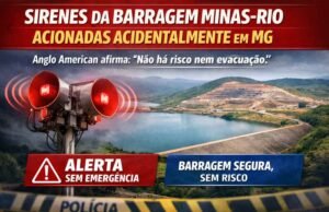 Anglo American confirma disparo acidental de sirenes em Conceição do Mato Dentro