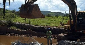 DAE realiza obra emergencial em barragem de João Monlevade e descarta risco de desabastecimento