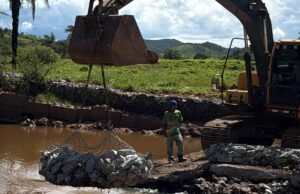 DAE realiza obra emergencial em barragem de João Monlevade e descarta risco de desabastecimento