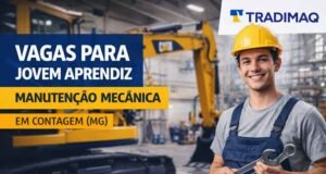 Tradimaq abre vagas para Jovem Aprendiz em manutenção mecânica na região de Contagem