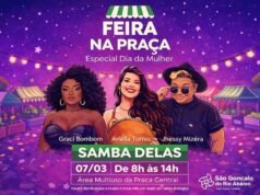 Feira na Praça terá edição especial do Dia da Mulher em São Gonçalo do Rio Abaixo