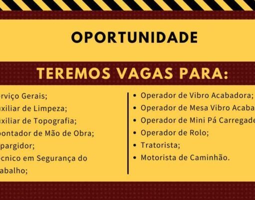 Grupo Bandeirantes abre vagas de emprego para Tratorista, Motorista, Auxiliar, Operador e diversas outras funções