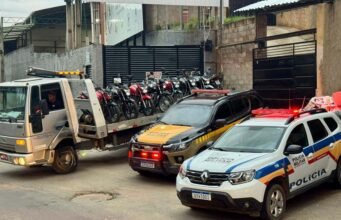 Polícia apreende oito motos após manobras perigosas em Manhuaçu