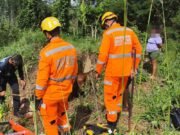 Cavalo cai em reservatório de 1,80 m e é resgatado pelos bombeiros em Itabira