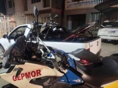 Manhuaçu; Moto com placa adulterada é localizada pela PM durante patrulhamento