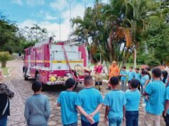 Bombeiros de João Monlevade realizam ação educativa em comemoração ao Dia Mundial da Água