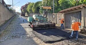 João Monlevade; Ernestina Graciana recebe melhorias com pavimentação de duas importantes vias
