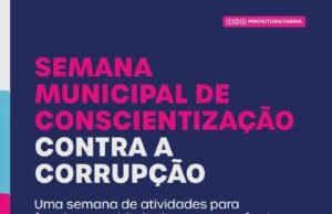 Itabira promove Semana de Conscientização Contra a Corrupção com palestras e ações nas escolas