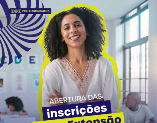 Itabira; SME inicia inscrições para Extensão de Carga Horária para o 1º semestre de 2026