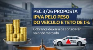 PEC propõe mudar cálculo do IPVA para peso do veículo e limitar imposto a 1%