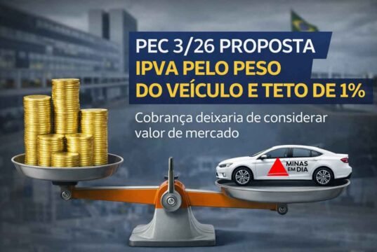 PEC propõe mudar cálculo do IPVA para peso do veículo e limitar imposto a 1%