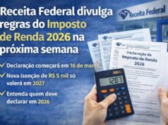Receita Federal detalha regras do Imposto de Renda 2026; saiba quem deve declarar