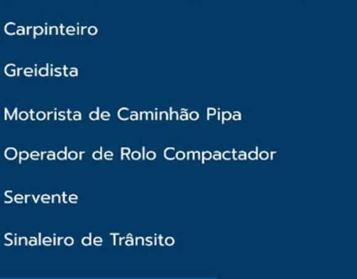 Empresa Ápia abre vagas de emprego para obra no Espírito Santo; veja as oportunidades
