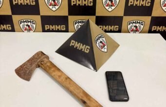 Homem é preso em Rio Piracicaba por ameaçar invadir escola com arma e faca