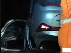 Vídeo; Motorista fica desacordado após capotamento na BR-381 em Caeté