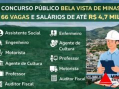 Bela Vista de Minas abre concurso público com 66 vagas e salários de até R$ 4,7 mil